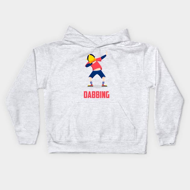 Dabbing Kids Hoodie by ron_afghan